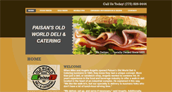 Desktop Screenshot of paisanscatering.com